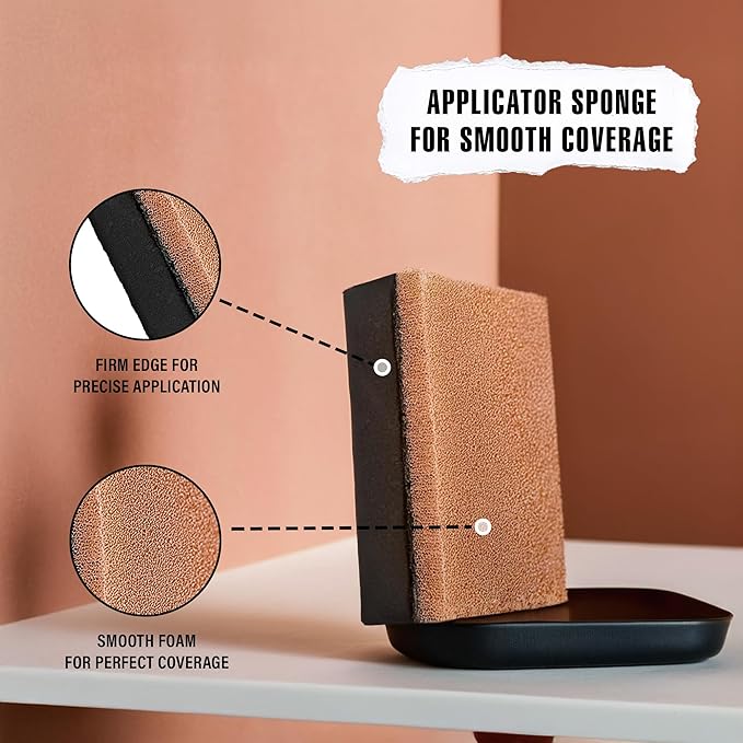 Leather Hero Top Coat – Leather Sealant & Protective Finish for Dye, Paint, Car Seats, Shoes & More – Scratch-Resistant Color Restorer with Applicator – 4oz (High Gloss Finish)