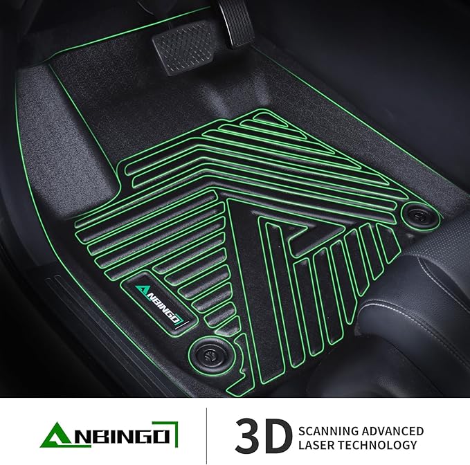 Floor Mats & Cargo Liner Custom for Toyota Prius & Prius Prime 2026 2025 2024 2023 All Weather Prius Car Mats 1st, 2nd Row Set & Cargo mat Prius Floor Mats 2026 Accessories-Black
