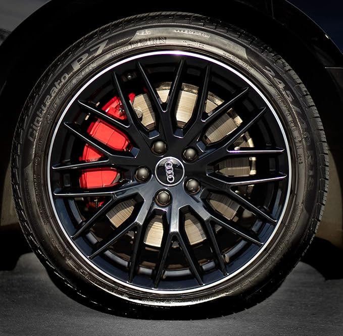 Carfidant Wheel Cleaner and Tire Cleaner – Safely Formula Quickly Removes Brake Dust, Grime & Dirt - Rim Cleaner Spray Safe for Alloy, Aluminium, Chrome and Tires- pH Neutral Solution – 17 fl Oz