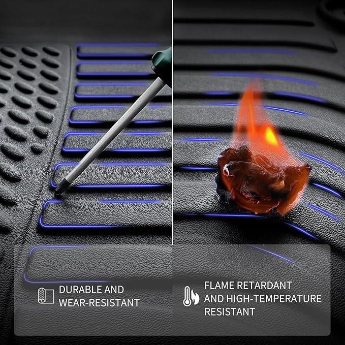 KELCSEECS Floor Mats & Cargo Liner Custom for Hyundai Ioniq 5 N 2025 All Weather Car Mats TPE Floor Liners Ioniq 5 N Accessories