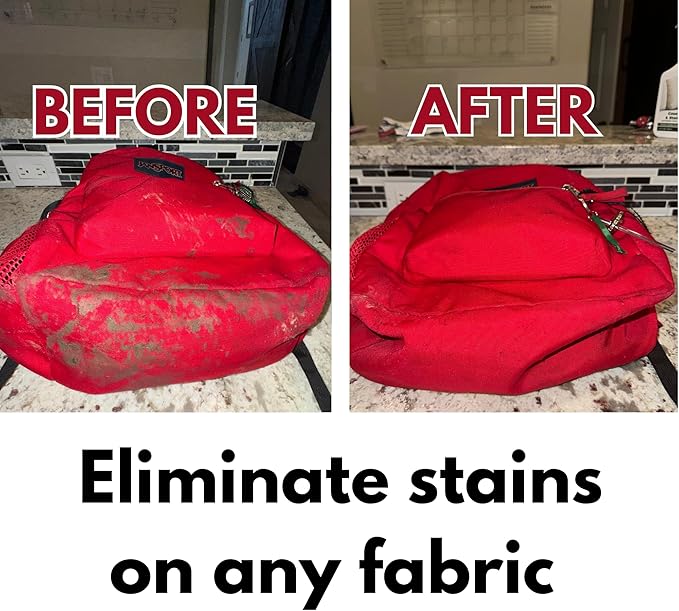 Couch Cleaner and Stain Remover Spray – Professional Strength, Multi-Surface Fabric and Upholstery Cleaner – Pet-Safe, Non-Toxic, Quick-Drying for Couches, Sofas & Car Interiors.