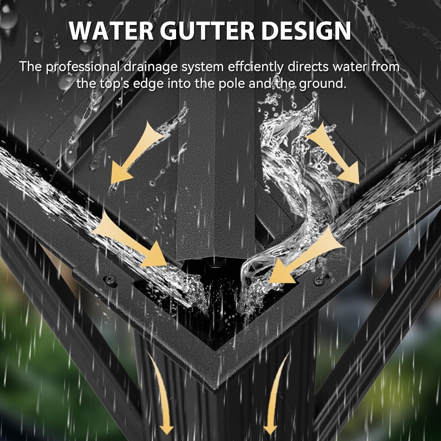 Aoxun 12' X 12' Hardtop Gazebo with Drainage System, Aluminum Outdoor Gazebo with Galvanized Steel Double Roof, Patio Permanent Metal Pavilion with Netting, for Garden, Deck, Grey