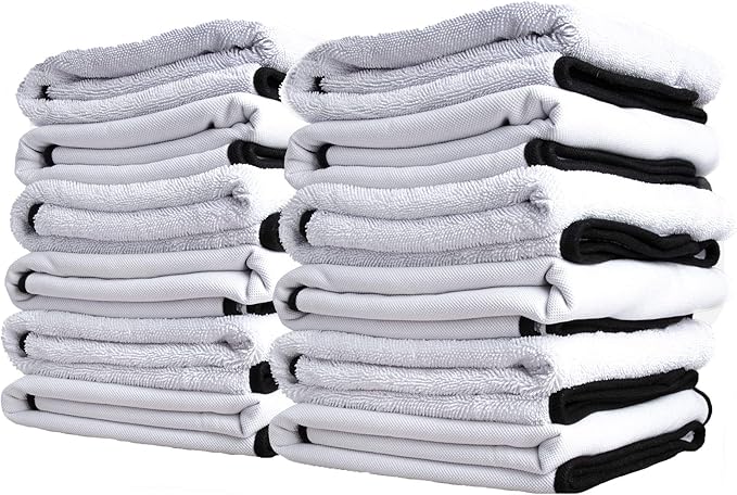 Adam's Polishes Ultra Plush Drying Towel (12 Pack)