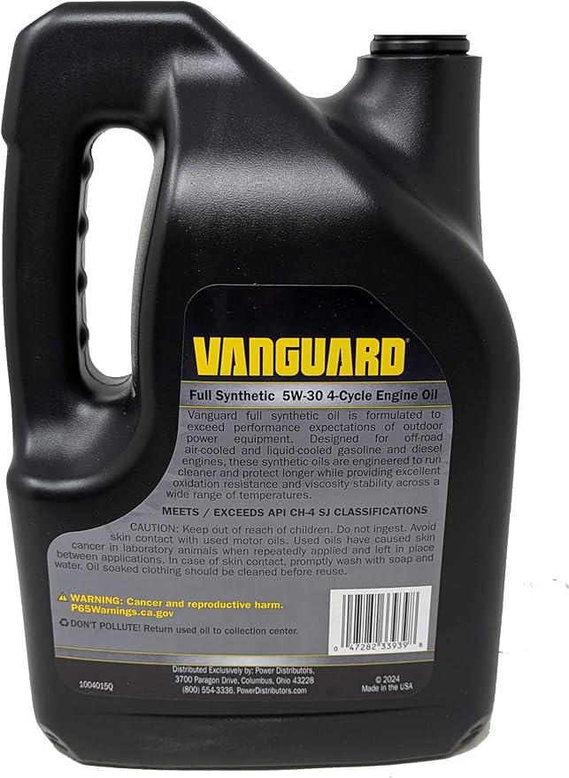 Vanguard 5-Quart 5W-30 Full Synthetic Engine Oil