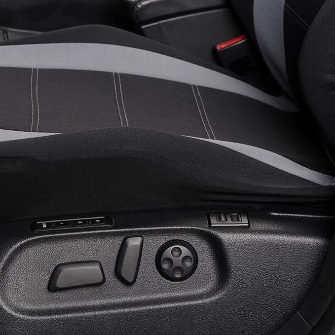 AUTOYOUTH Car Seat Covers - Achieve The Perfect Combination of Style and Protection with Universal Fit for Sedan, Truck, SUV (Gray)