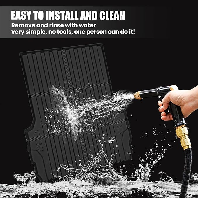 AUXKO All Weather Truck Bed Mat for Chevrolet Chevy Colorado & GMC Canyon 2025 2024 2023 5FT Bed Vehicle Cargo Liner Colorado Canyon Accessory