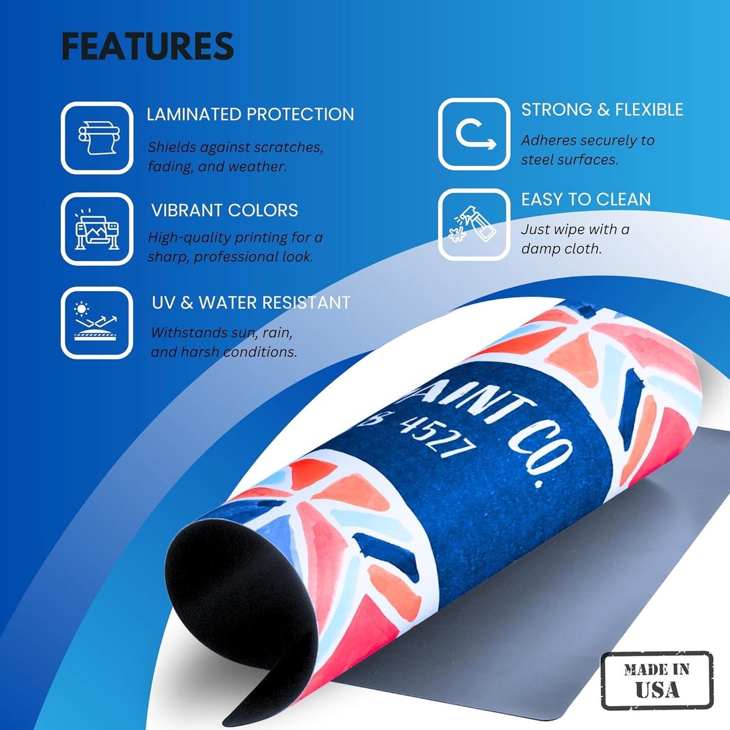 2 Pack (18in x 24in) Custom Car Magnets for Business - Personalized Magnetic Signs for Vehicles and Fridge. Custom Magnetic Signs for Cars, and Magnetic Solutions for Business Promotion.