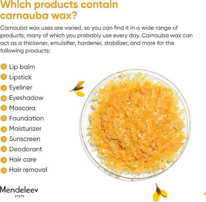 13 Oz Carnauba Wax Flakes Pure Carnauba Wax Bulk for Wood Polishing