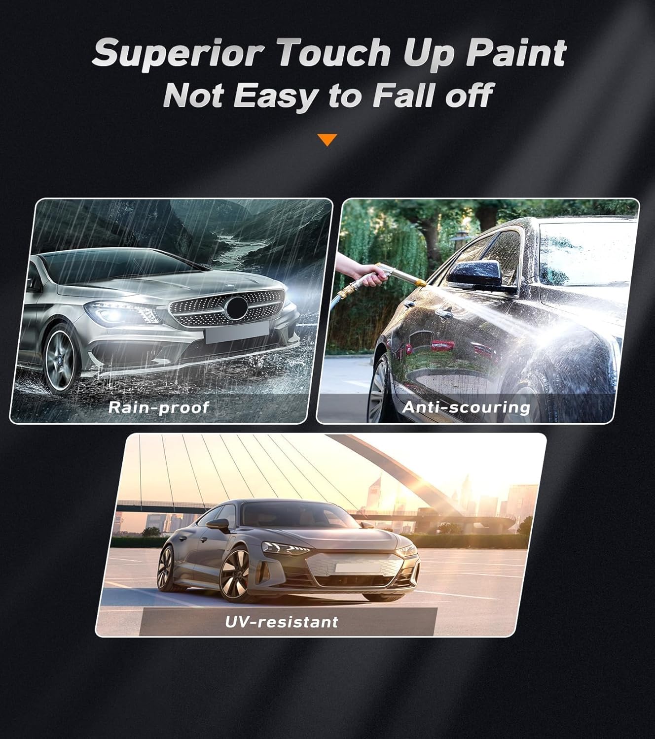 White Touch Up Paint for Car, Car Paint Scratch Repair, White Car Paint Touch Up, Auto Paint Repair Pen, Color Accurate Scratch Remover