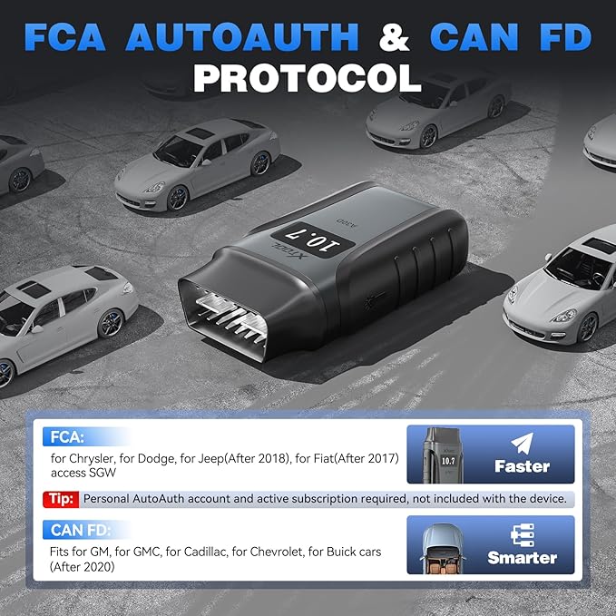 XTOOL Anyscan A30D OBD2 Scanner Diagnostic Tool Wireless, Bidirectional Scan Tool with Lifetime Updates & 19 Resets, Crank Sensor Relearn, Full System Diagnostics, Car Code Reader for iPhone/Android