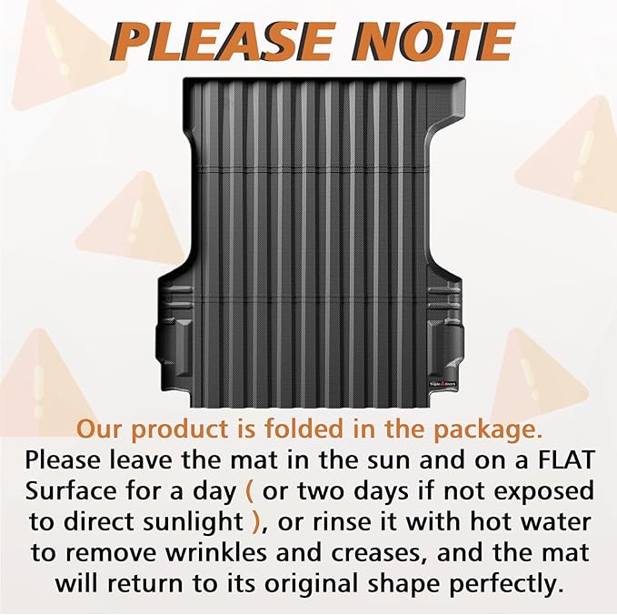 TripleAliners Truck Bed Mat Compatible with 2015-2022 Chevy Colorado/GMC Canyon Accessories 5FT Vehicle Perfectly Flush All Weather Protection TPE Heavy Duty Pickup Car Bed Cargo Mat