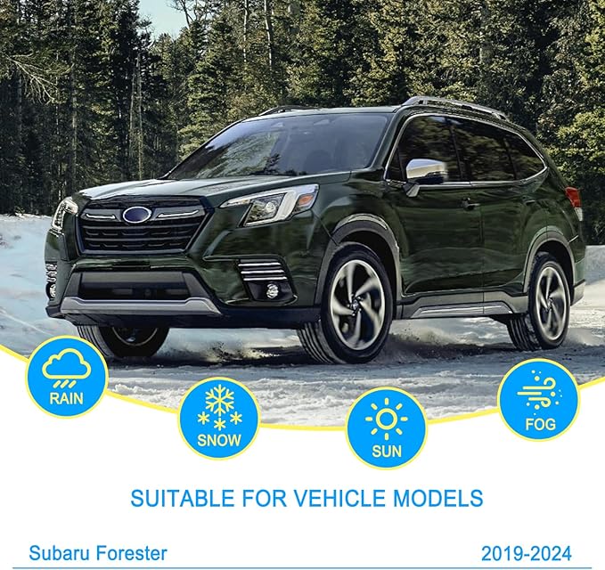 CJPPPZIW® Windshield Wipers-26 Inch+17 Inch+14 Inch Replacement for 2019 2020 2021 2022 2023 2024 Subaru Forester Wiper Blades for My Car,Quality Front and Rear Wiper Blades(Pack of 3)