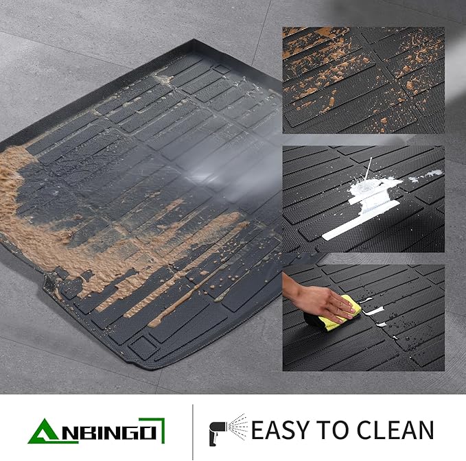 ANBINGO®- Floor Mats & Cargo Liner with Backrest Mats for 2021-2025 2026 Buick Envision,Car Mats for Buick Envision All Weather Floor Liners Full Set with Trunk Mat for Buick Envision Accessories