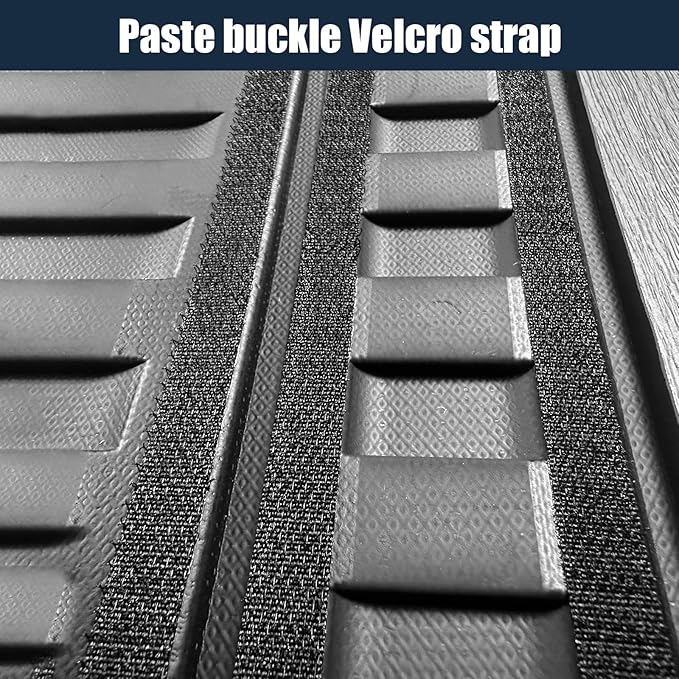 AUXKO All Weather Cargo Mats & Backrest Mat Fit for 2025 2024 Chevrolet Chevy Traverse (7&8 Seat Not for Limited) TPE Back Seat Protector Liner Accessory Odorless Black