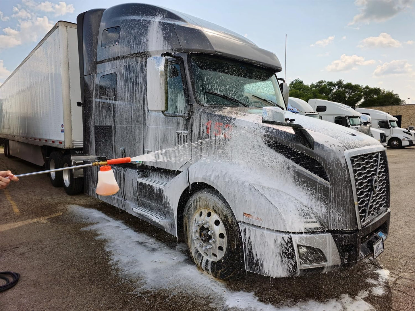 Foam Cannon Ready to Use - Touchless Car Wash Shampoo (1 Gallon, 128 oz) – No Mixing Ratio Required - Commercial Grade Auto Cleaner – Great for Cars, Trucks, Motorcycles, Mopeds, ATVs - Wash Chems (1)