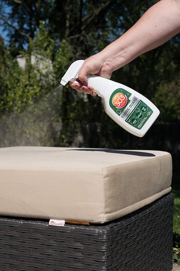303 Products Fabric Guard – Water Repellent & Stain Shielding Fabric Spray, Safe for All Outdoor Upholstery, Easy to Use, Manufacturer Recommended Protectant Spray, 32oz (6 Pack)