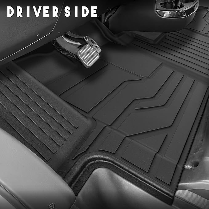 KARPAL Floor Mats for Ram Promaster 2018-2025 1500/2500/3500 (Not Fit for EV & Ram Promaster City), TPE All-Weather Floor Liners Front Row Car Mats, Ram Accessories