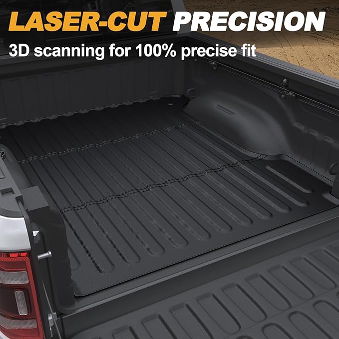 Bed Mat for Dodge Ram 1500/1500 RHO 2019-2026 & Ram 1500 Classic 2019-2024 Short Bed, All Weather Truck Bed Liner for 1500 Accessories, 5.7FT 67.4'' TPE Cargo Liner Truck Mat (Not for RamBox)