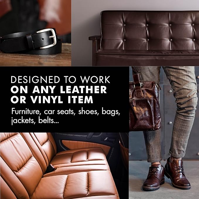 Leather Recoloring Balm, Color Restorer, Scratch Remover, Couch Paint and Repair, Leather Balm for Couches