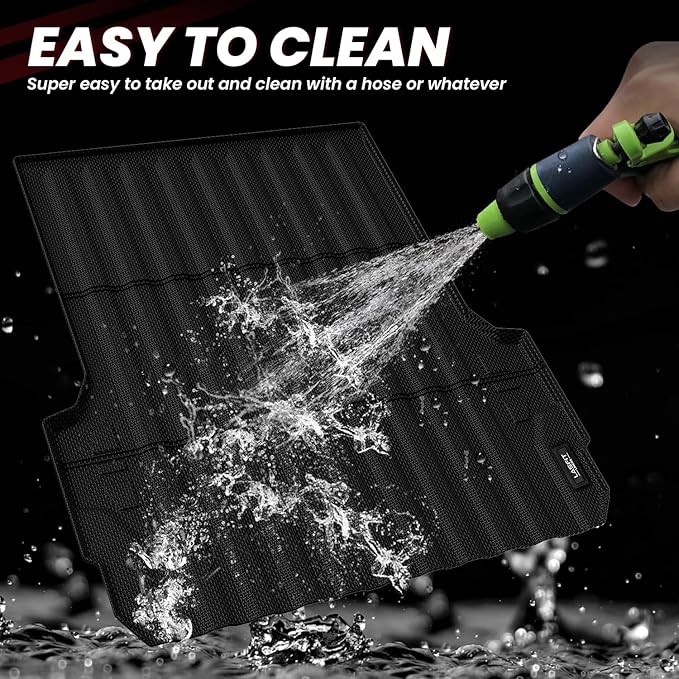 LASFIT Truck Bed Mat Fit for Chevrolet Chevy Colorado/GMC Canyon 2023 2024 2025 2026 5FT Accessories, Vehicle Bed Mat Custom Fit Flush All Weather Protection TPE Pickup Car Bed Cargo Trunk Liner