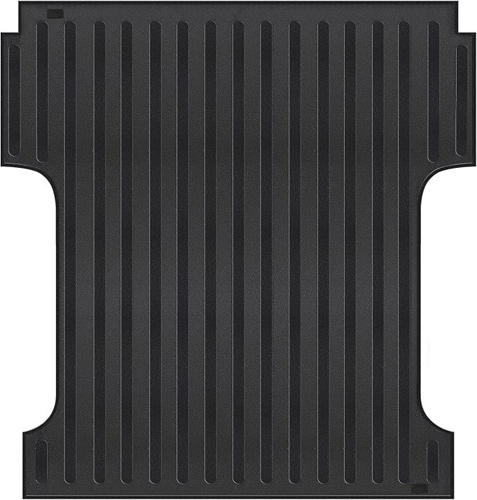 GEEDAR Heavy Duty Rubber Bed Mat for 2015-2024 Ford F-150 5.5 ft CrewCab, Includes 22-24 Lightning Crew/Super Crew, All Weather Liner, F150 Accessories, Black