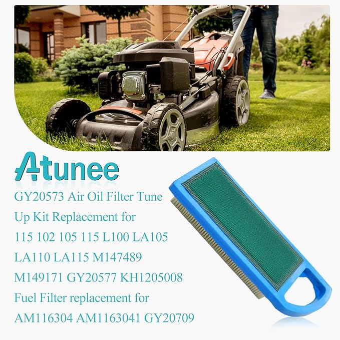 GY20573 Air Oil Filter Tune Up Kit Replacement for 115 102 105 115 L100 LA105 LA110 LA115 M147489 M149171 GY20577 KH1205008