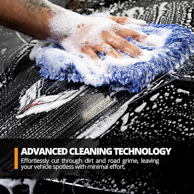 CERAKOTE High Foam Vehicle Shampoo (32 oz. Bottle) - pH Neutral Premium Car Wash Soap - Ceramic Coating Prep and Maintenance - Citrus Scent - Maximum Suds