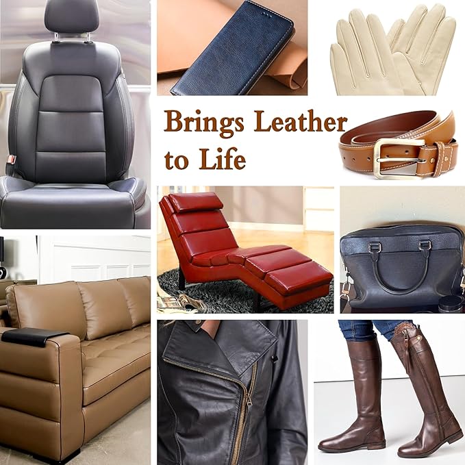 Dark Gray Recoloring Balm Leather Vinyl Auto Dash Board Car Interior Seats Paint Furniture Dye Color Restorer Refinish Shoes Sofa Gloves Jacket Purse Bag Couch Stain Fade Scratches Peeling Repair Kit