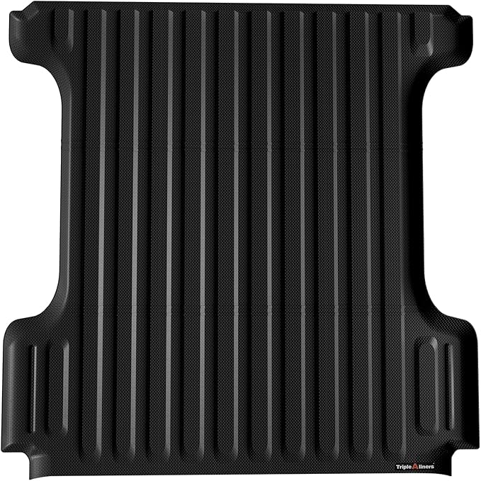 TripleAliners Truck Bed Mat Compatible with 2009-2025 2026 Dodge Ram 1500 & 2019-2024 Classic Accessories 5'7'' Perfectly Flush All Weather Protection TPE Heavy Duty Cargo Mat (Won't fit Rambox)