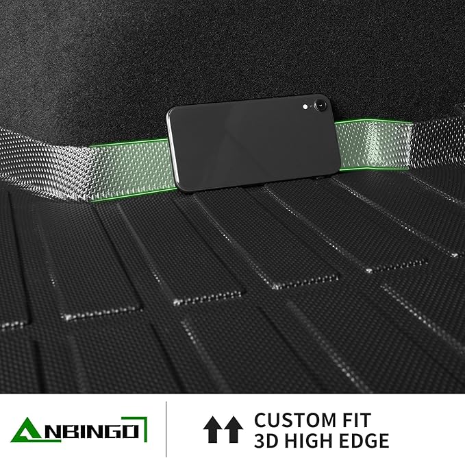 ANBINGO®Fit for Toyota RAV4 (Only Hybrid) Floor Mats 2019-2025 Mat for RAV4 Hybrid Car Mats All Weather Mats for RAV4 TPE Car Mat Rugs for Toyota Hybrid Rubber Trunk Carpet