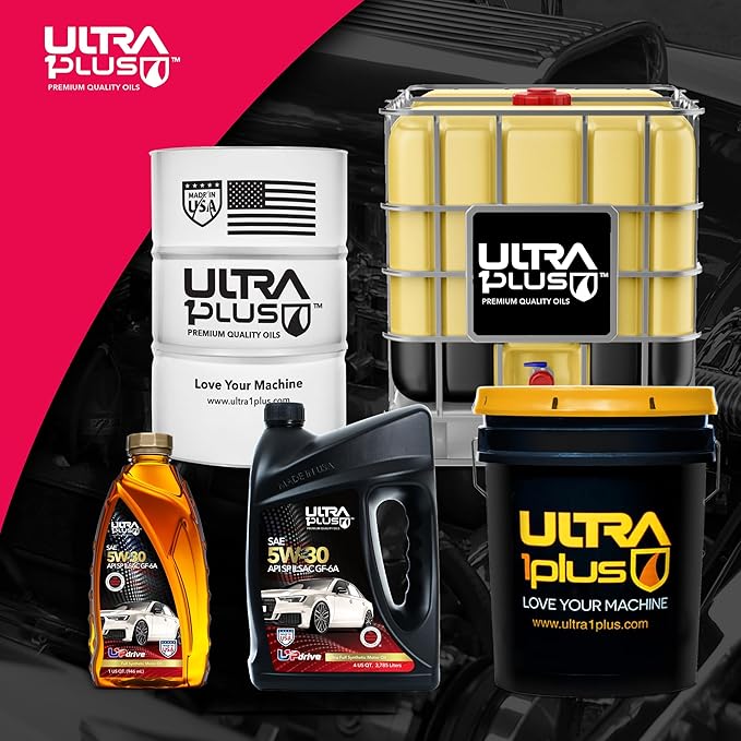 Ultra 1Plus SAE 5W-30 Full Synthetic Motor Oil API SP ILSAC GF-6A - 5W30 motor oil, 5 QTS Jug