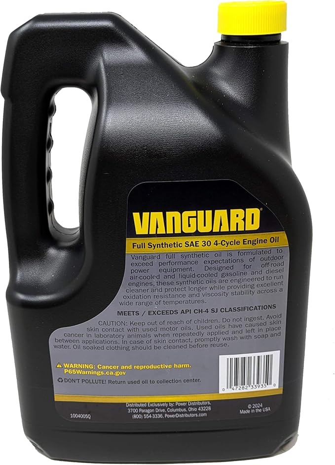 Vanguard 5-Quart SAE 30 Full Synthetic Engine Oil