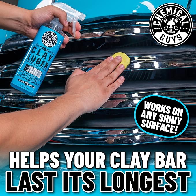Chemical Guys Starter Car Care & Cleaning Kit, 7-Piece Detailing Kit with 6 Premium 16 oz Car Care Chemicals and Accessories for Washing, Waxing, and Interior Cleaning