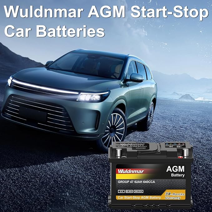 G47 12V Automotive Lead-Acid Battery – Superior Starting Power, Perfect for Standard Vehicles