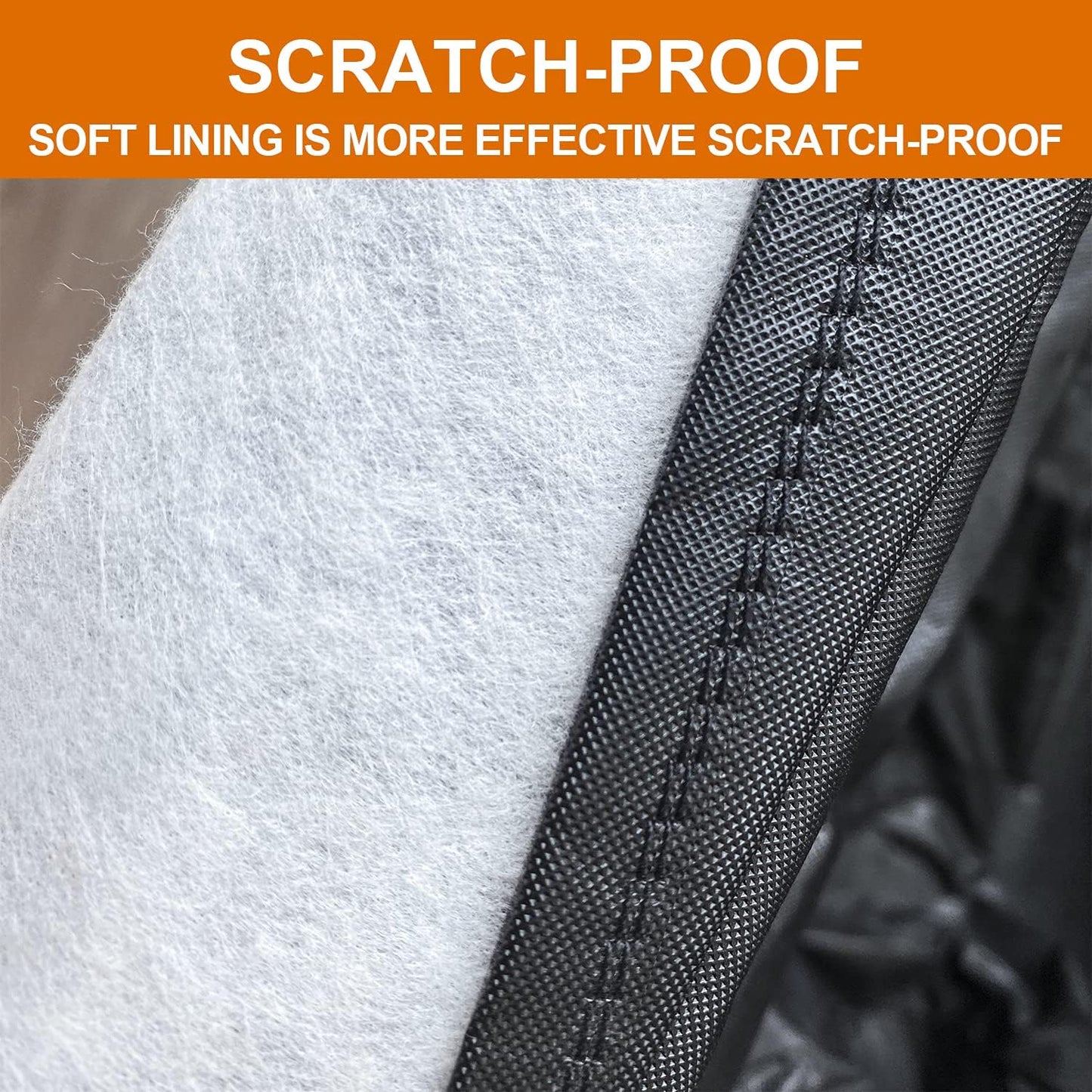 Kayme 7 Layers SUV Car Cover Custom Fit for Ford Escape (2000-2025) Waterproof All Weather for Automobiles, Outdoor Full Cover Rain Sun UV Protection.Black