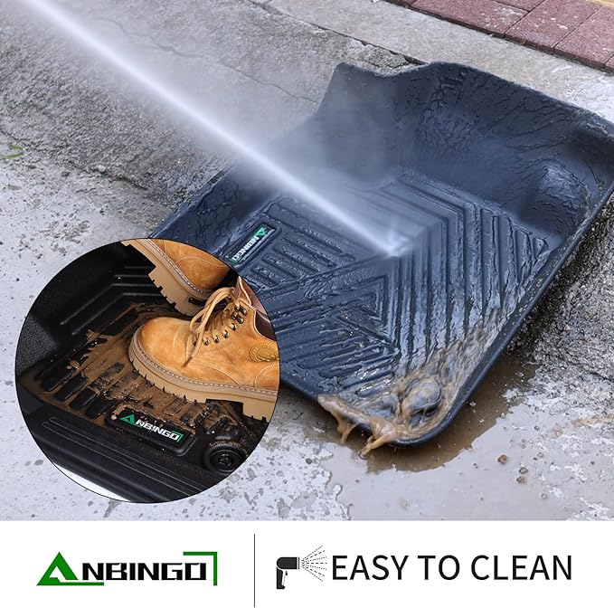 Floor Mats & Cargo Liner Custom for Toyota Prius & Prius Prime 2026 2025 2024 2023 All Weather Prius Car Mats 1st, 2nd Row Set & Cargo mat Prius Floor Mats 2026 Accessories-Black