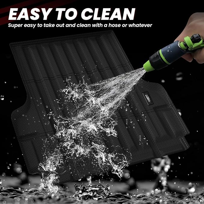 LASFIT Bed Mat for Nissan Frontier 2022-2026 5FT/59.5 inchs (Not Fit Drop-in Bed Liners), All Weather TPE Custom Fit Easy Clean Truck Bed Mat for Frontier 2022 2023 2024 2025 2026 Crew Cab Bed Liner