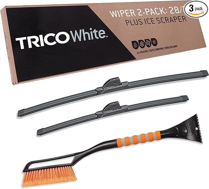 TRICO White™ (35-2821IS) 28 & 21 Inch Pack of 2 Automotive Replacement Windshield Wiper Blades Extreme Weather Beam Blade for Select Vehicle Models
