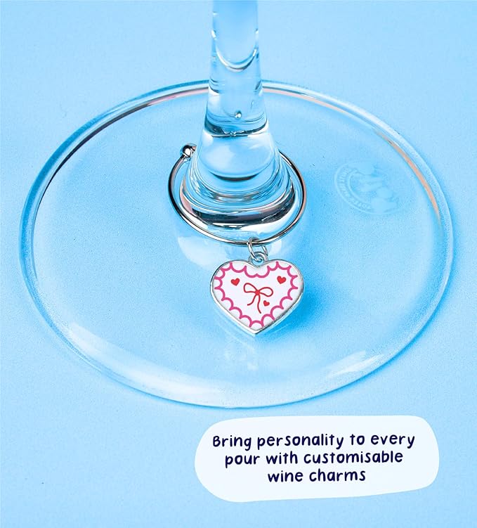 Pott’d Paintables Paint-a-Wine Glass Kit – DIY Glass Painting Kit for Adults with Wine Glasses, Enamel Paints, Brushes, Pens and Charms, Craft Kit for Adults, Perfect for Beginners