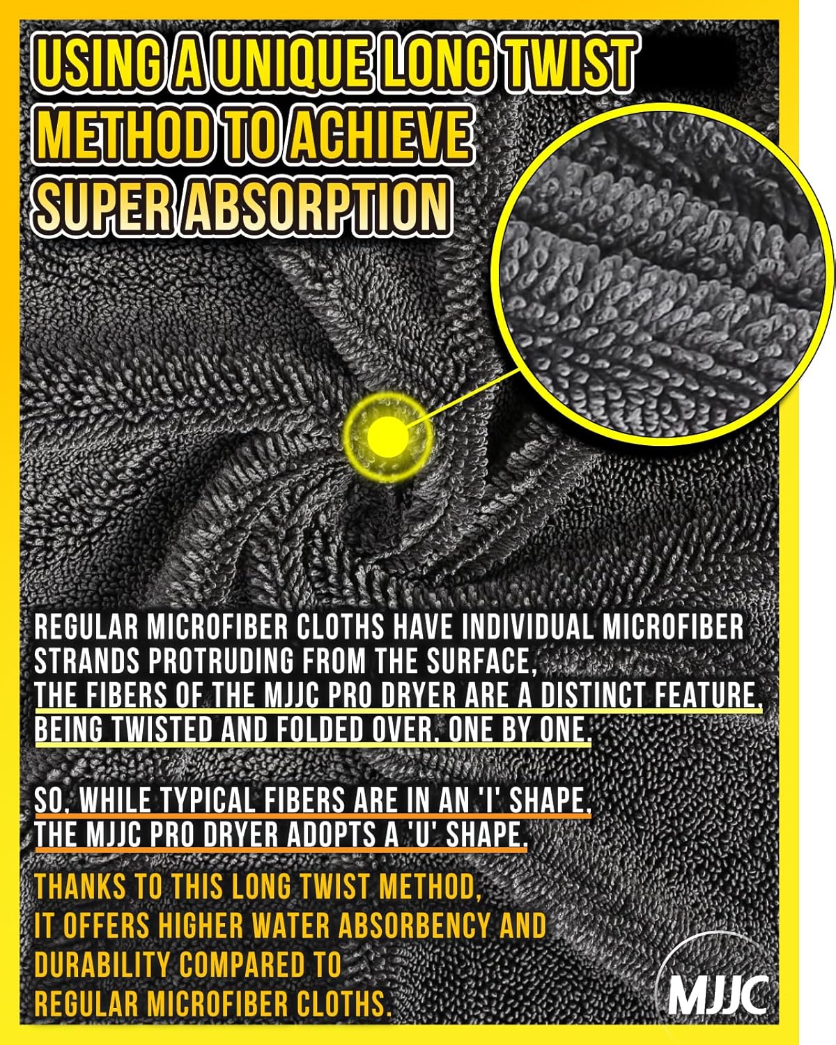 MJJC Pro Dryer Plush Silk Microfiber Drying Towel (30” x 36” (1-Pack)) Cars,Trucks, SUVs, RVs, Home