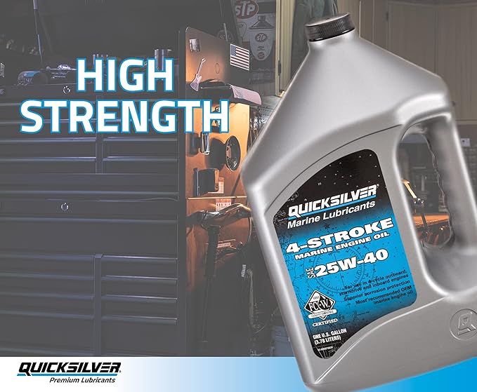 Quicksilver by Mercury Marine 25W-40 Marine Engine Oil