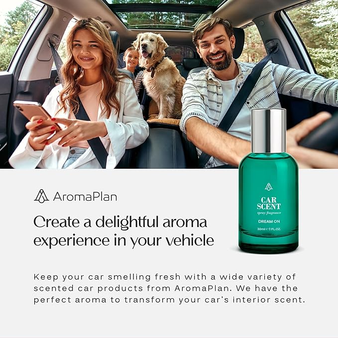 AromaPlan Car Air Freshener Spray, Lifestyle Air - Non-Toxic, Concentrated, Odor Eliminator & Long Lasting Car Air Freshener- Car Scent Spray, 5 Star Hotel Scent Collection (30 ml)