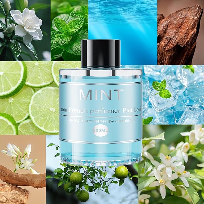 Car Air Freshener Refill 3.5OZ/100ml Bottle, CO01/Dedicated Perfume Long Lasting Air Fresheners 6 Months, Car Diffuser Essential Oil Made of Natural Plant Extracts, 11 Varied Scents Available