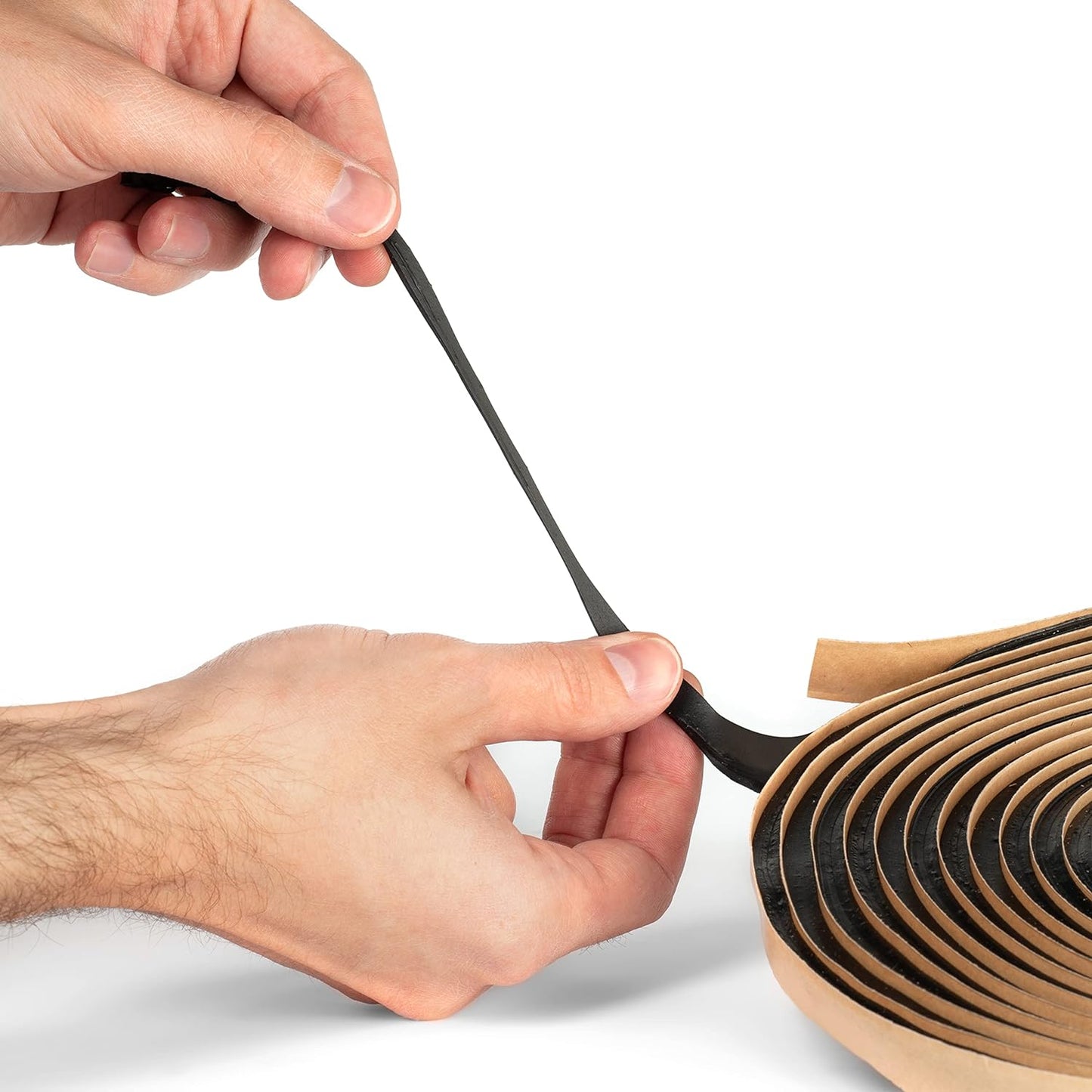 Second Skin Butyl Sealant Tape – Butyl Rubber Sealant, Multi-Purpose Butyl Rope, and Putty Tape for Automotive (Car, RV, Marine) – 1/4” x 1/2" x 20’ – Made in The USA (20 Butyl Tape)