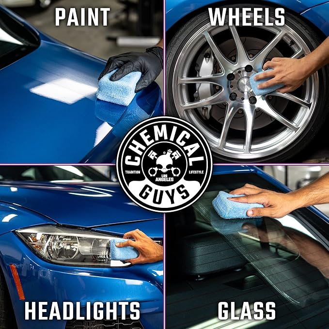 Chemical Guys HOL229 Ultimate Ceramic Coating Kit - HydroSlick HyperWax SiO2 Gel (16 fl oz) for Long-Lasting Shine & Protection, with 2 Premium Microfiber Applicators & 3 Workhorse Towels, (6 Items)