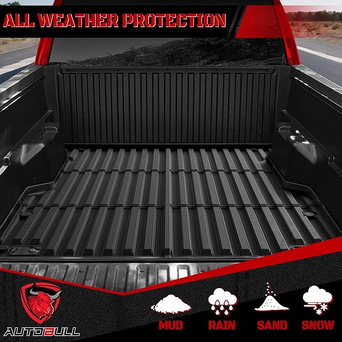 Truck Bed Mat Bed Liner Fit for Toyota Tacoma 2024-2026 (5FT,60.3") (Not Fit Drop-in Liners), Vehicle Truck Bed Liner Custom Fit All Weather Protection TPE Pickup Car Bed Mat