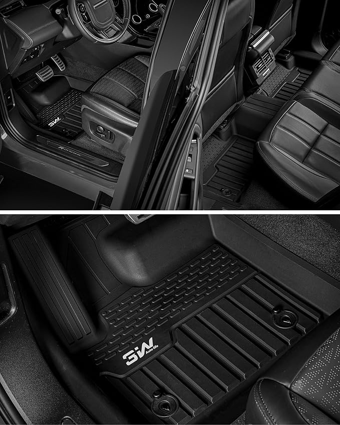 3W Cargo Liner Fit for 2024 2025 Chevrolet Chevy Equinox EV (Non Fuel), TPE All Weather Custom Fit for Chevrolet Equinox EV (Non Fuel) Accessories Cargo mat,Black