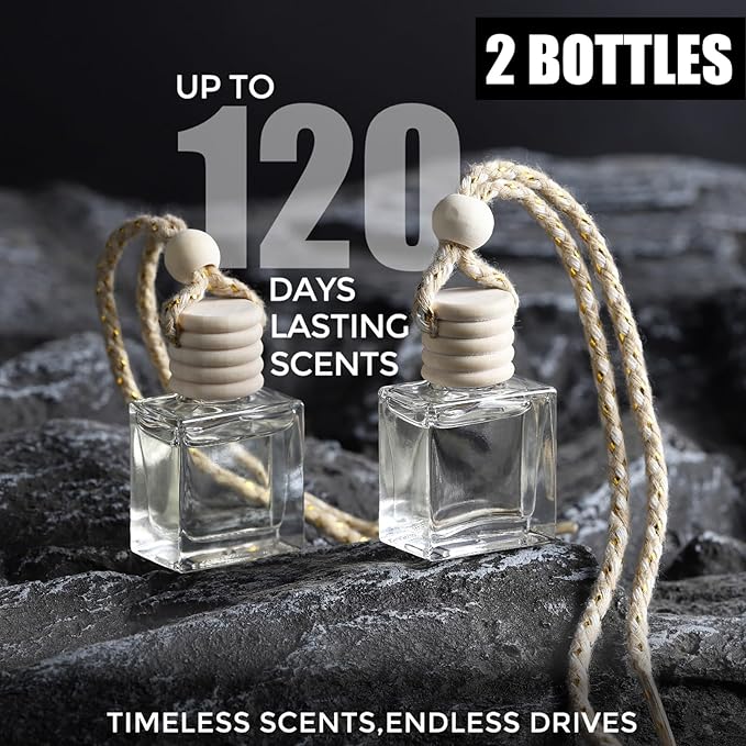 2- Pack Maritime Melody Car Air Freshener Hanging Long Lasting Car Scent Essential Oil Diffuser Car Perfume Inspired Fragrances for Men and Women by VUTOLLOSA