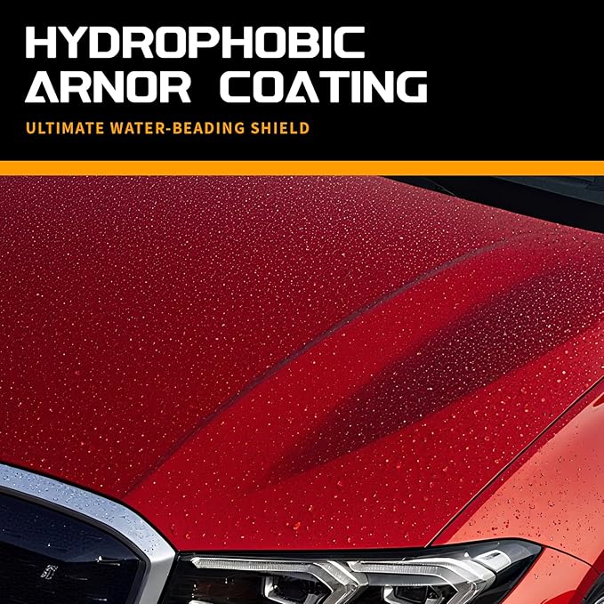 Car Wax for Red, Orange & Warm Color Paints | Sun Fade Defender & Metallic Pop | 180g Paste