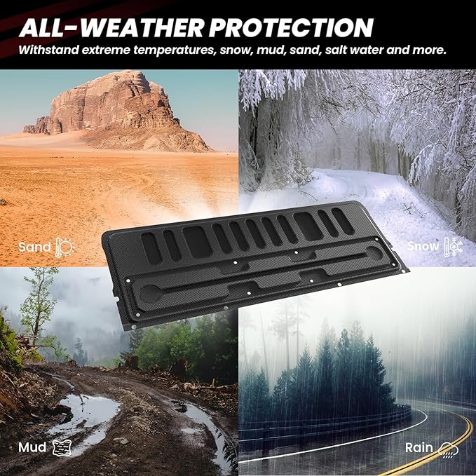 LASFIT Tailgate Mat for Toyota Tundra 2007-2021 (Not Fit Drop-in Liners), All Weather Truck Tailgate Liner for Tundra TPE Tailgate Protector Liner Tundra 2007-2021 Accessories, Black